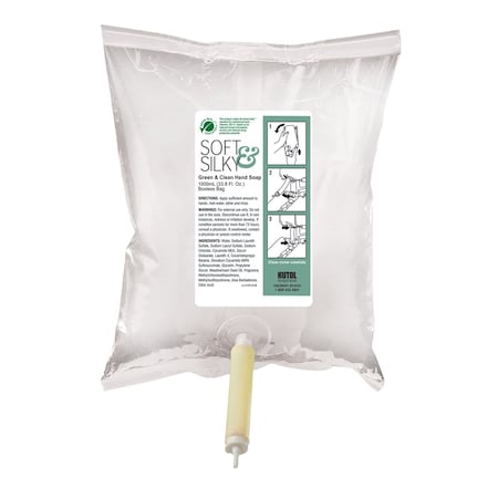 Henson Group Kutol Green & Clean Hand Soap, 1000 ML , Color White, 10PK 7227